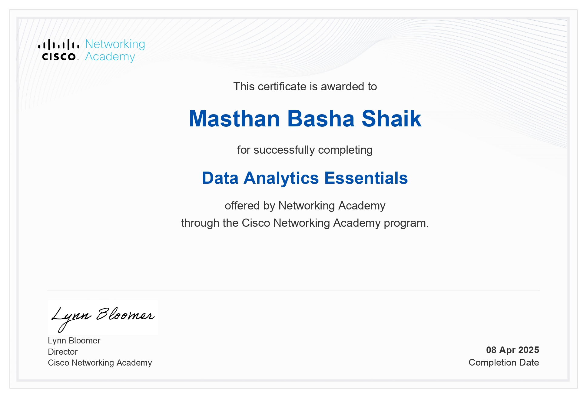 Data Analytics Essentials